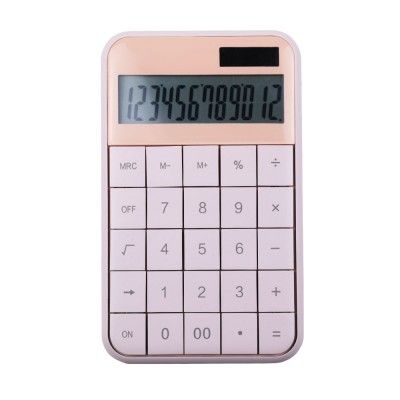 ABS Material 12 Digits Two Way Power Hand Held Keenly Calculator Electronic