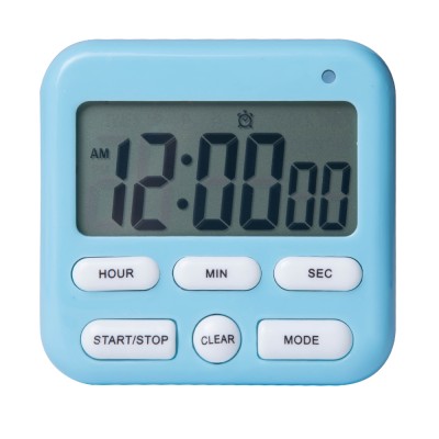 Square Shaped Small Clock Children Desk Digital Clock with Magnet Alarm Clock