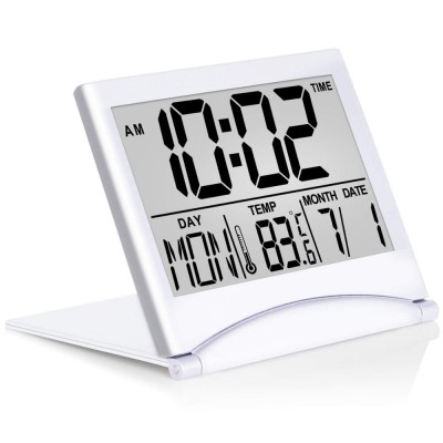 Wholesale Cheap Mini Slim Portable Plastic Travel LCD Screen Display Digital Clock