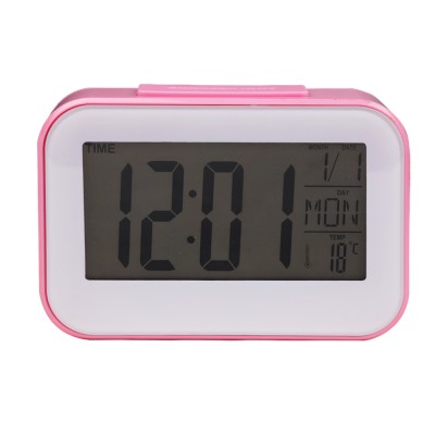 Family Essential Digital Desktop Clock Calendar Wholesale Beautiful Desktop Smart Clock with Voice-activated Backlight