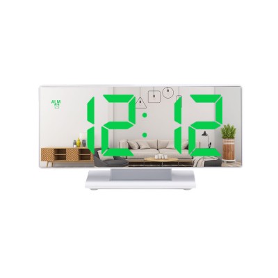 Digital Desktop Clock Calendar Intelligent Clock Wholesale Alarm Clock Mirror in Bedroom