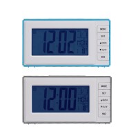 Digital Desktop Clock Calendar Electronic Desk Calendar Display Snooze Alarm Clock with Back Light